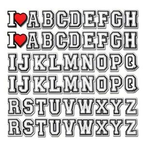 54 pc Letter Shoe Charm Set